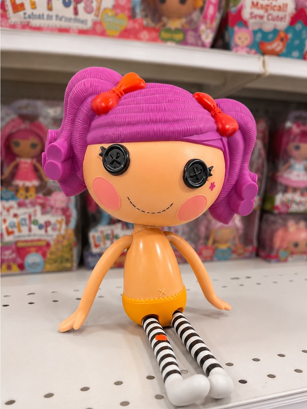 Lalaloopsy Peanut Big Top Doll 13” Purple Hair Circus Doll